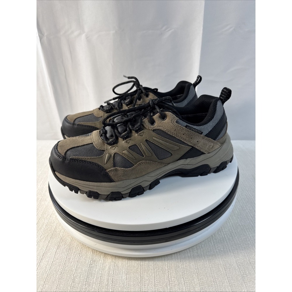 Skechers Selmen-Enago Waterproof Hiking Choc Brown Shoes 66275 Men's Size 8.5